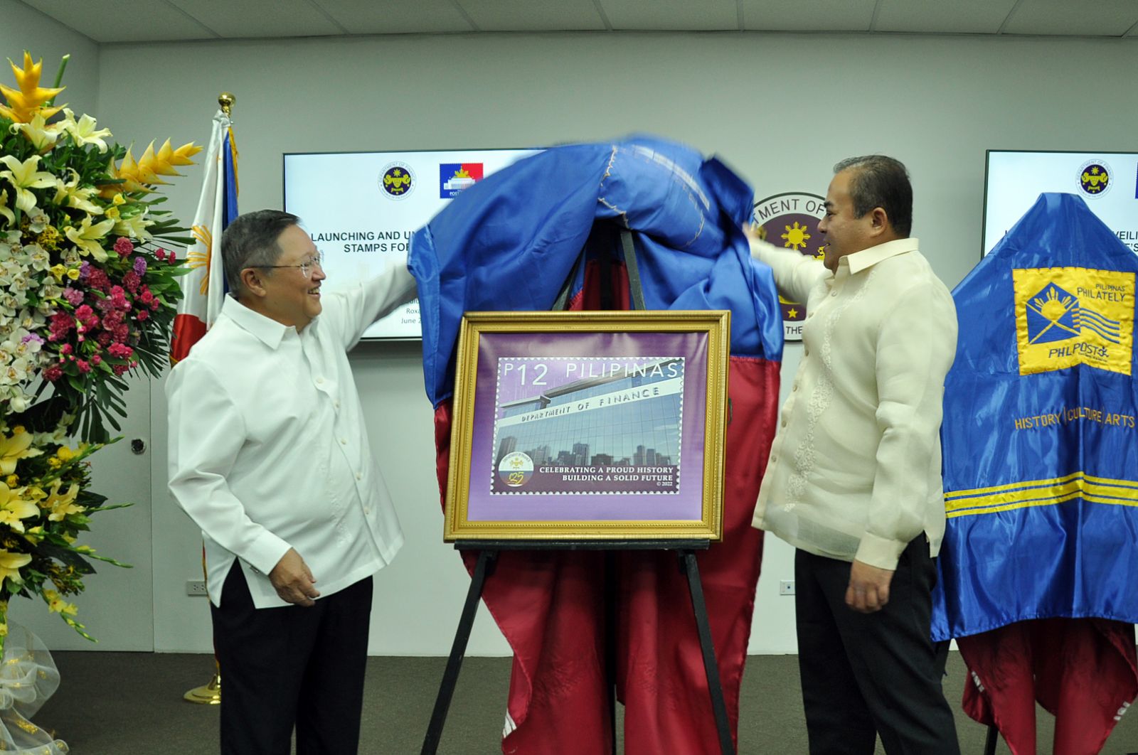 PH Post Office released new stamps to celebrate Department of Finance 125th Anniversary