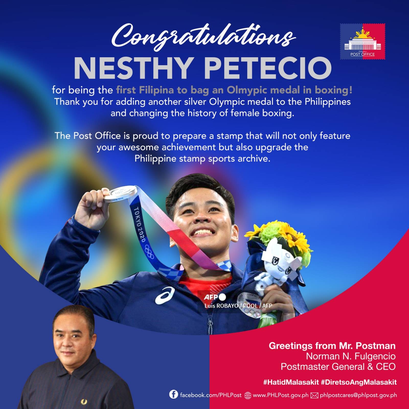 Congratulations Nesthy Petecio