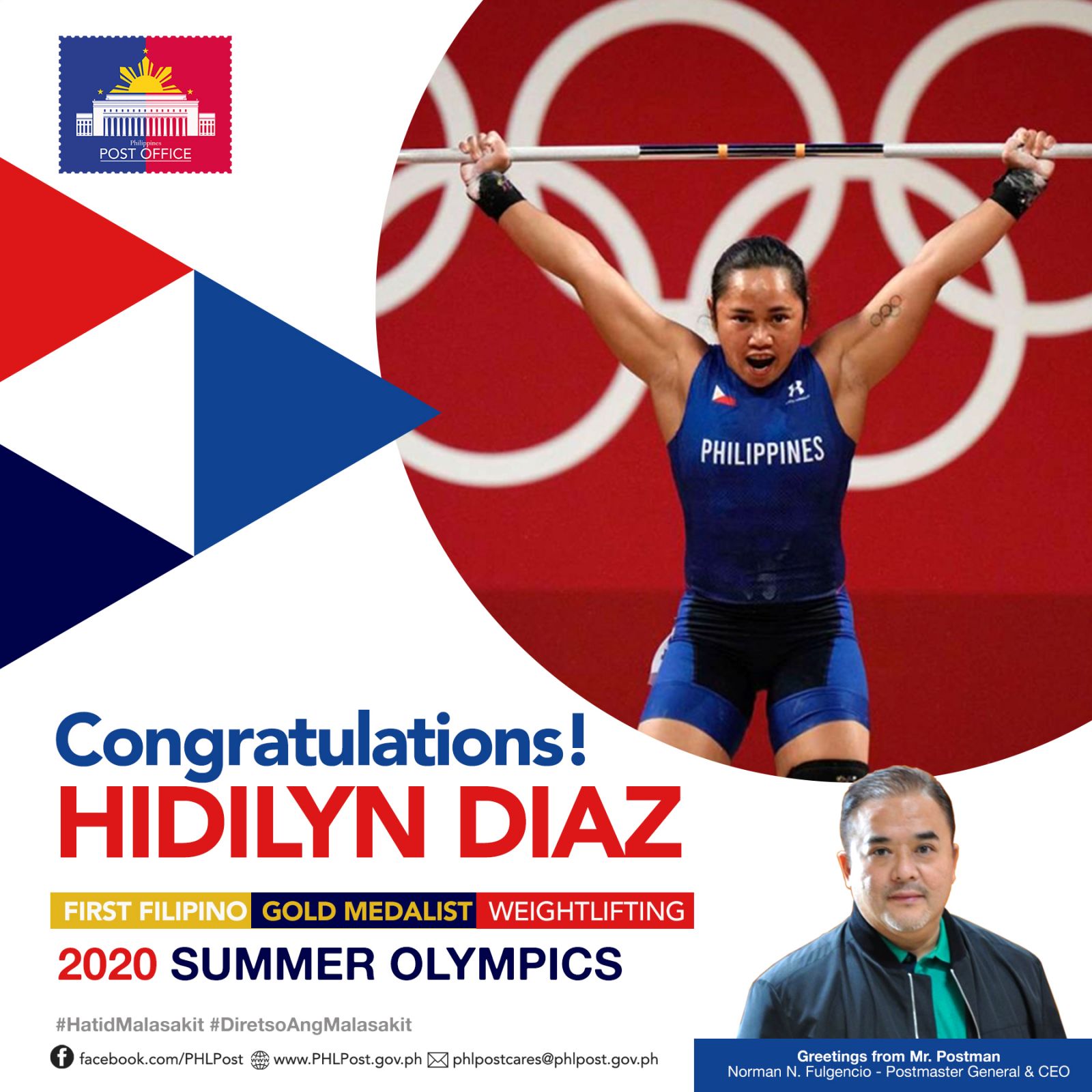 Congratulations Hidilyn Diaz