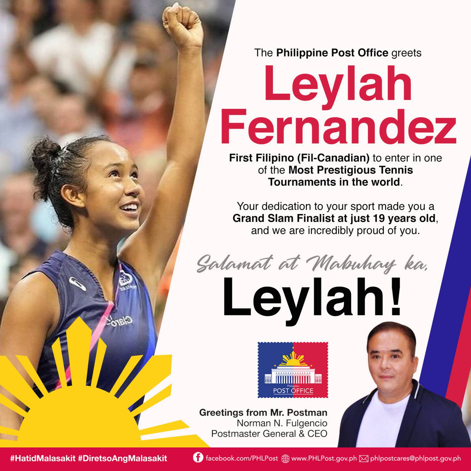 Congratulations Leylah Fernandez