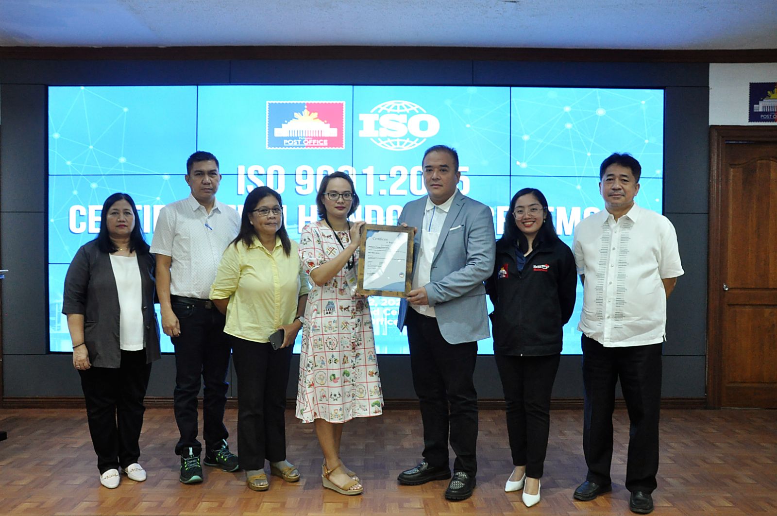 Manila Central Post Office earns ISO certification