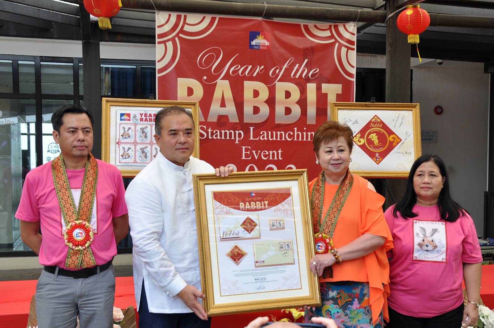 Philippine Post Office launches colorful Year of the Rabbit Stamps to mark Chinese Lunar Year