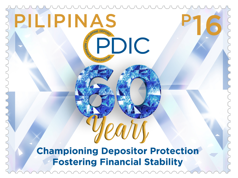 PHLPost releases PDIC’s 60th Anniversary postage stamps
