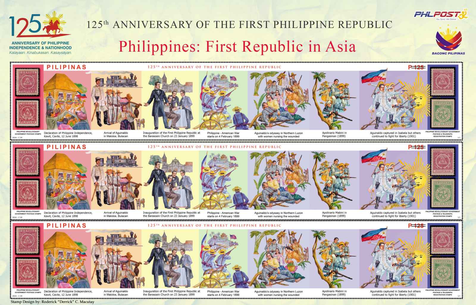 PHLPost issues Philippine longest stamp and country’s bid for Guinness World Records