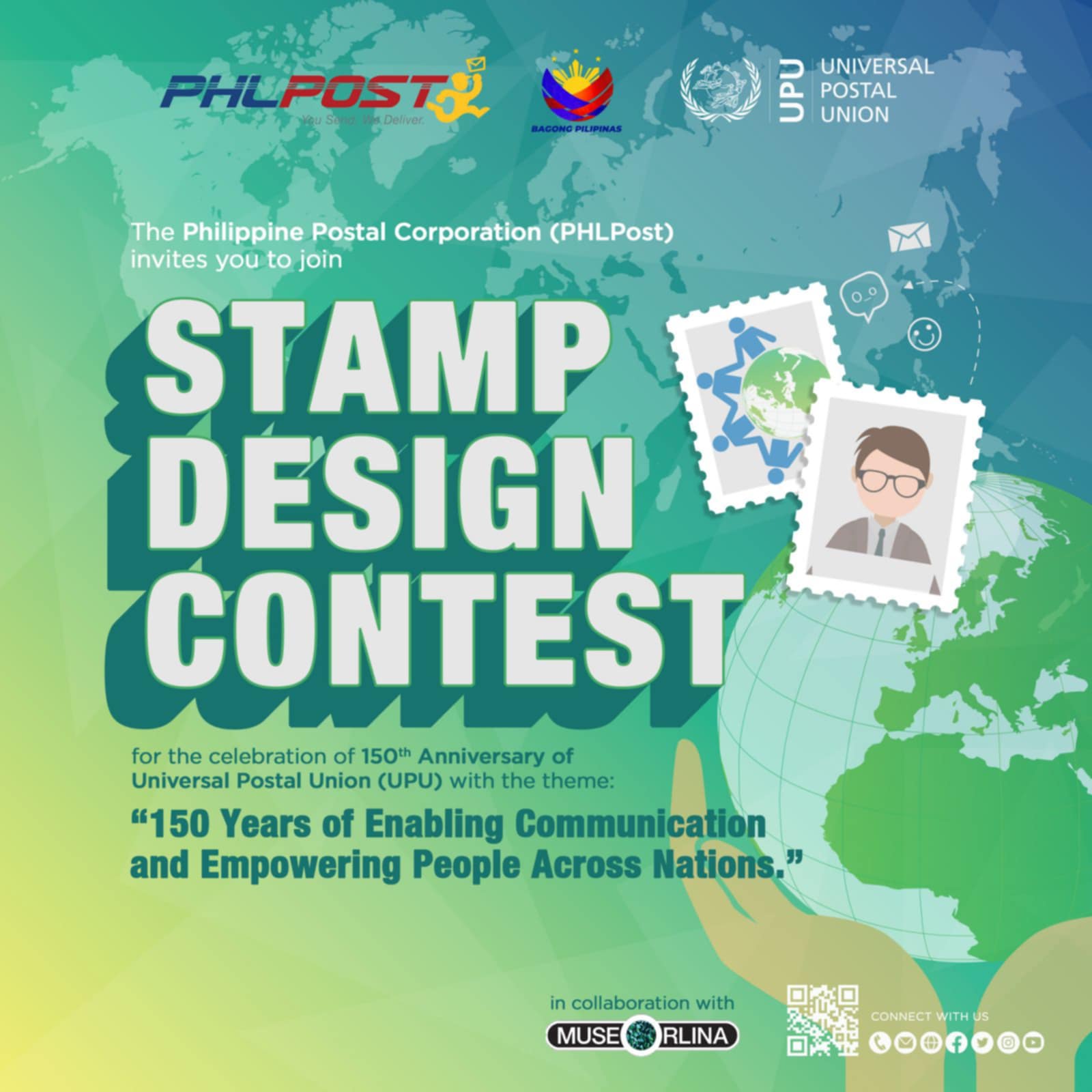 The Post Office and Museo Orlina partners for UPU 150th Anniversary stamp design contest