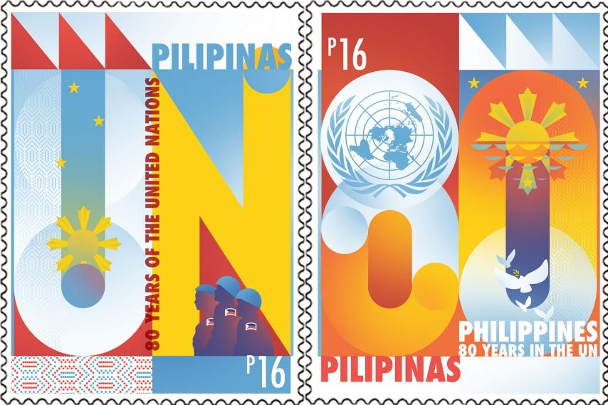 PHLPost at DFA, Inilunsad ang UN80 Commemorative Stamps sa Paggunita ng Ika-80 Taon ng Pilipinas sa United Nations